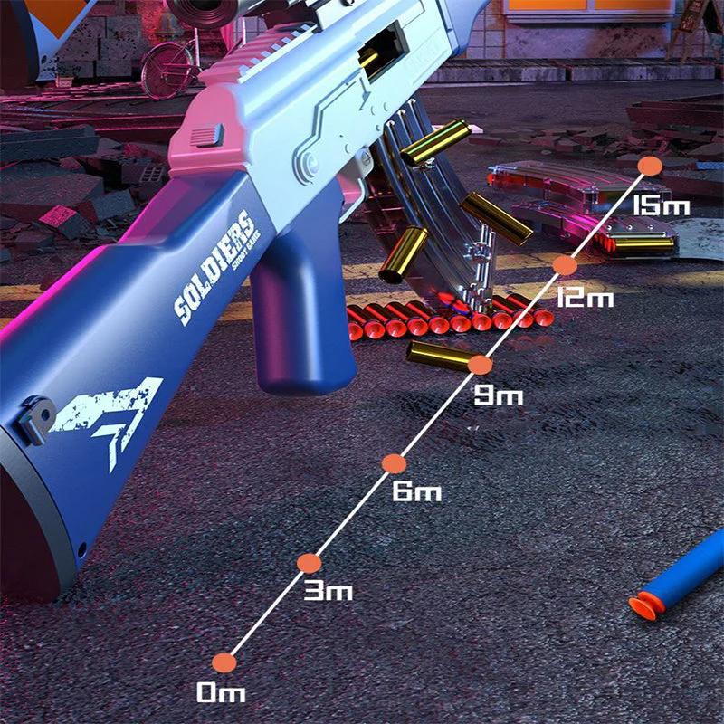 AK47 Shell Ejection Soft Bullet Toy - Image 7