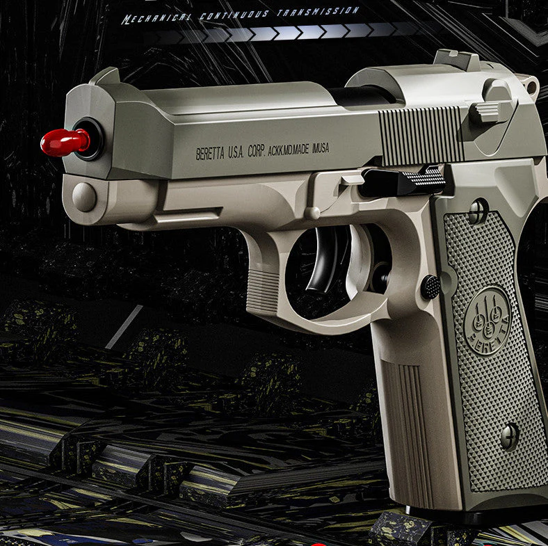 Beretta M92 & SIG Sauer P320 Auto Shell Ejection Toy Gun - Image 4