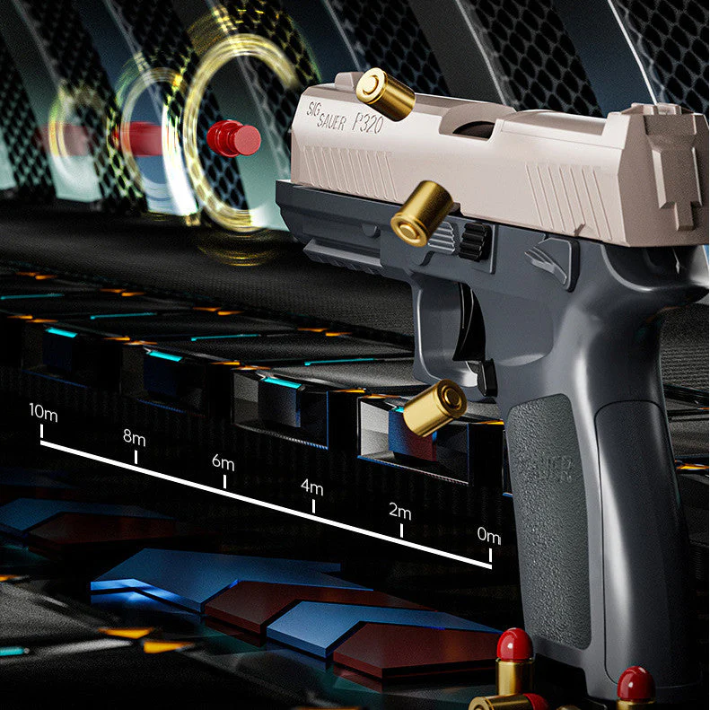 Beretta M92 & SIG Sauer P320 Auto Shell Ejection Toy Gun - Image 5