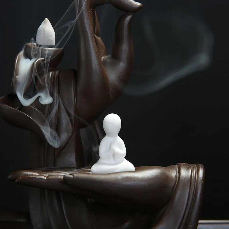 Buddha Hand Backflow Incense Burner - Image 4