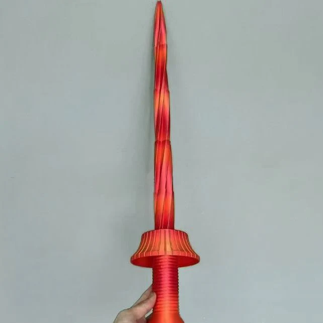 Collapsing Sword 3D Printed - Image 6