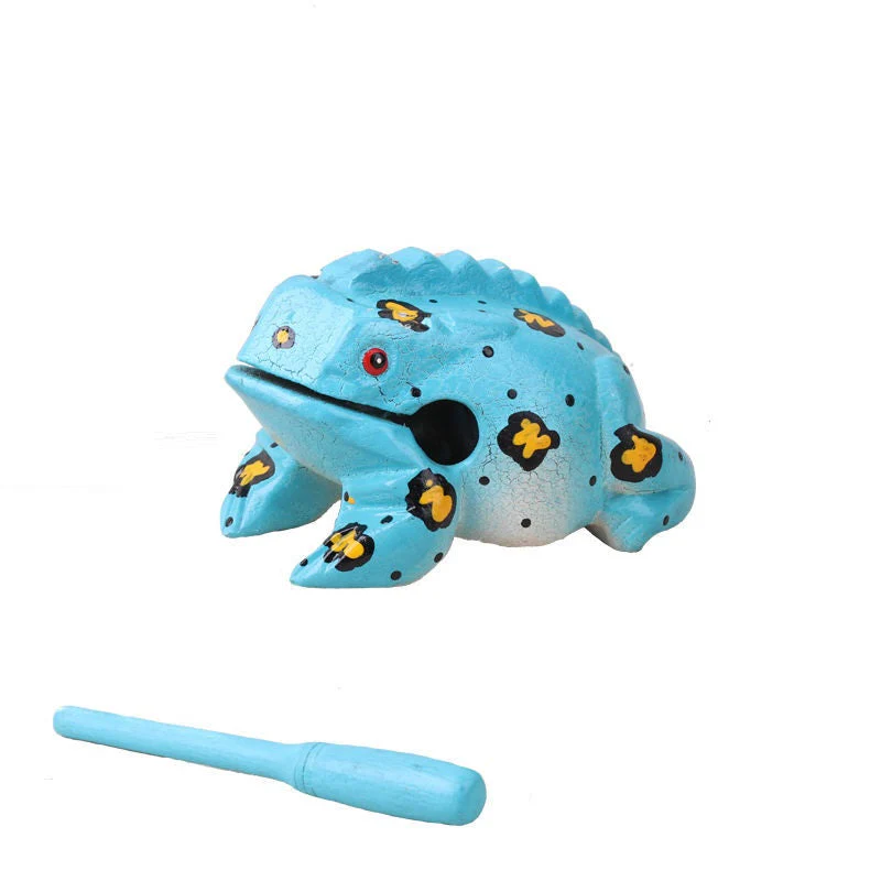 Colorful Wooden Frog Toy - Image 10