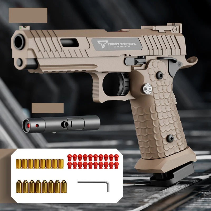 Combat Master 2011 Auto Shell Ejection Blowback Laser Toy Gun - Image 10