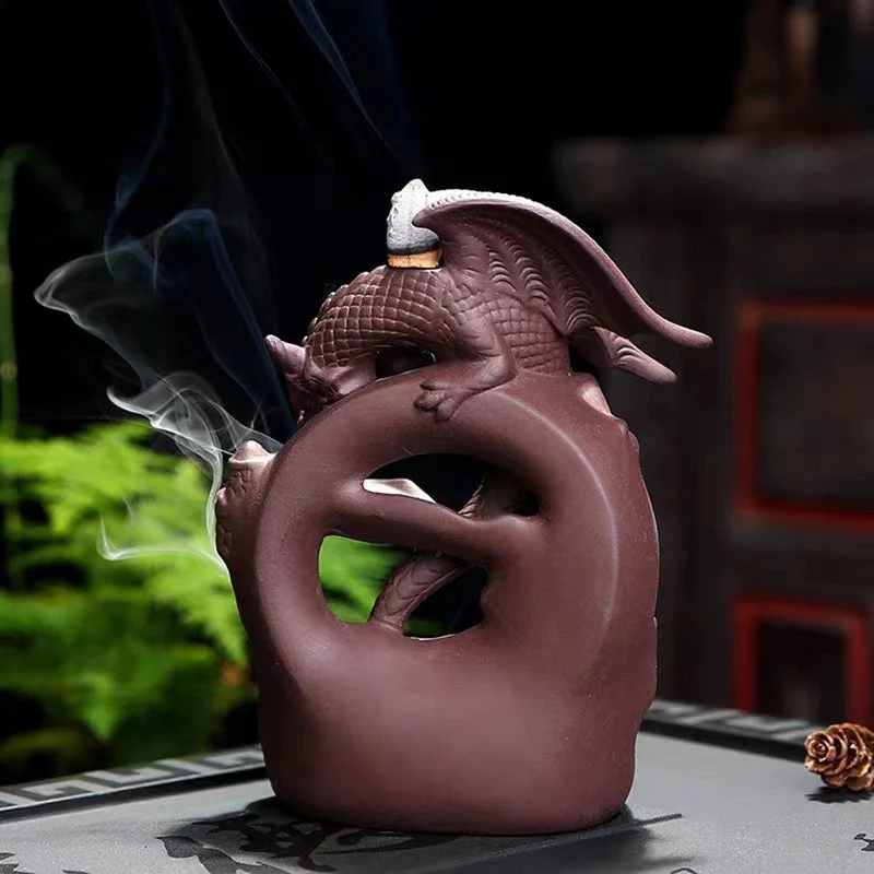 Dragon Waterfall Backflow Incense Burner - Image 11