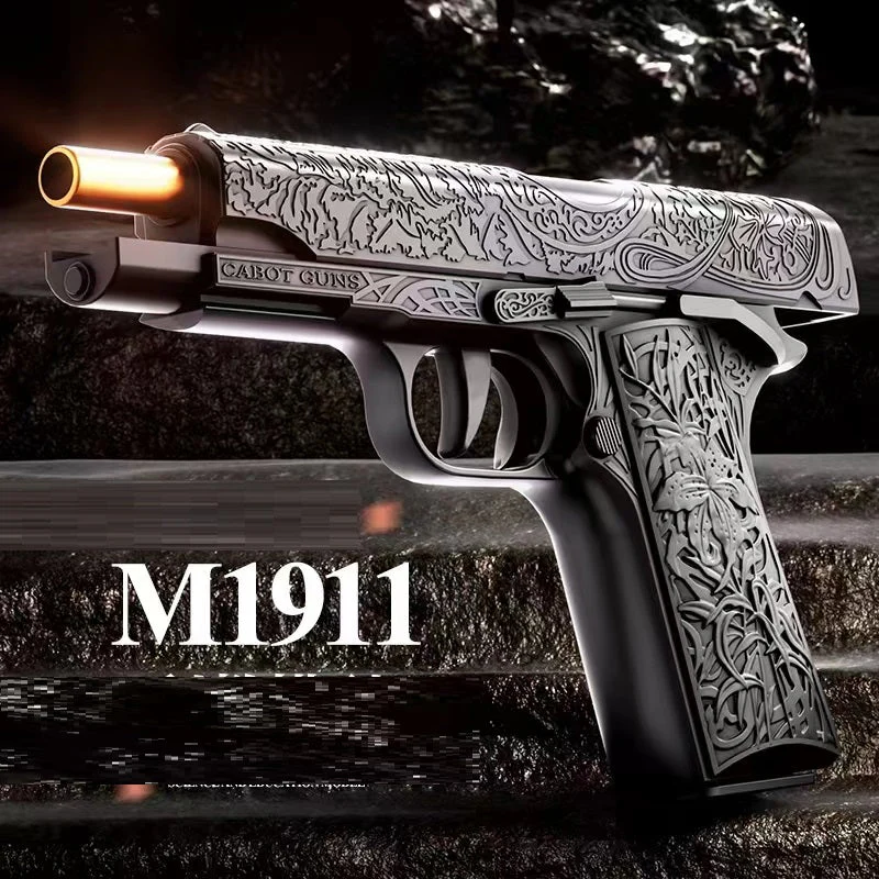 Engraved Colt M1911 Auto Shell Ejection Toy Gun - Image 8