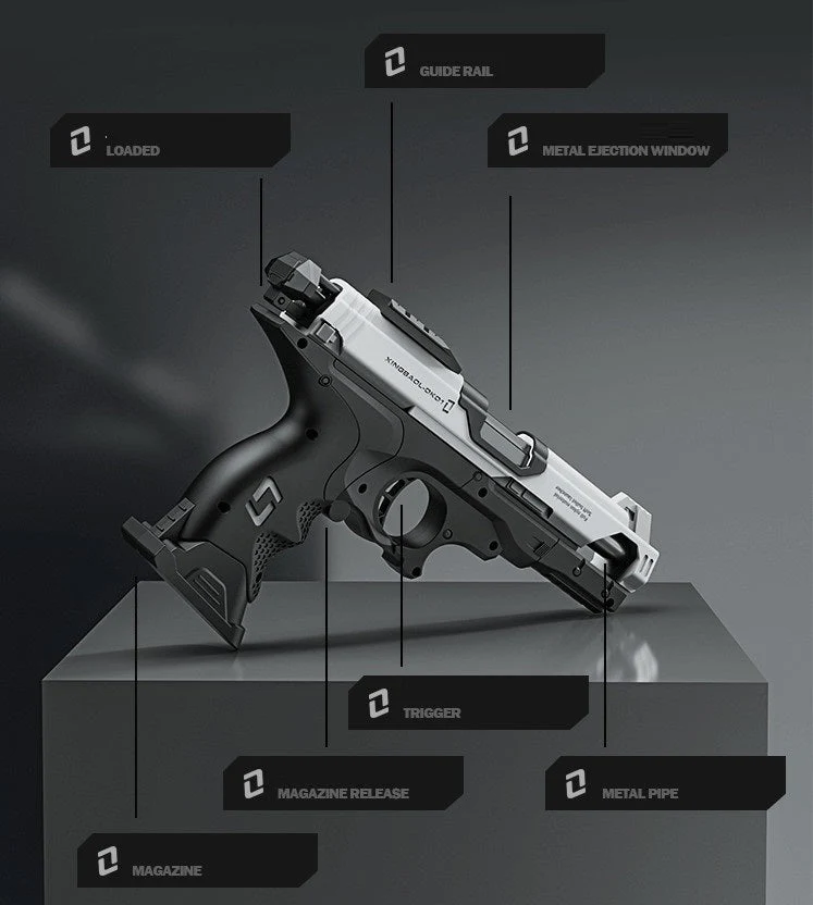 Knight Shell Ejection Soft Bullet Toy Gun - Image 9