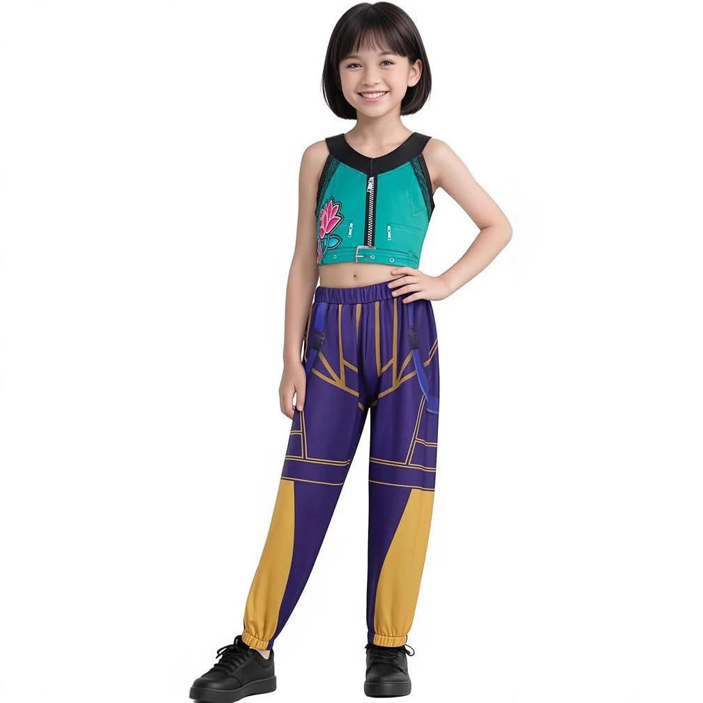 KPop Demon Hunters Costume Jumpsuit for Kid - Image 7