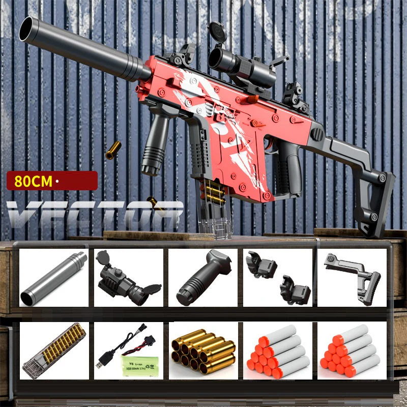 Kriss Vector Auto Shell Ejection Soft Bullet Toy - Image 9