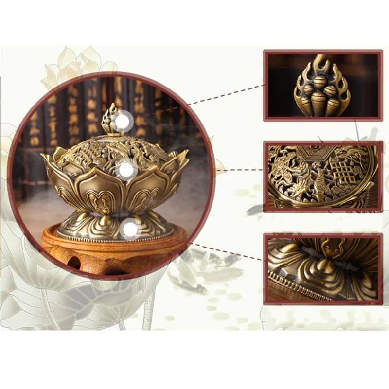 Lotus Flower Incense Burner - Image 4