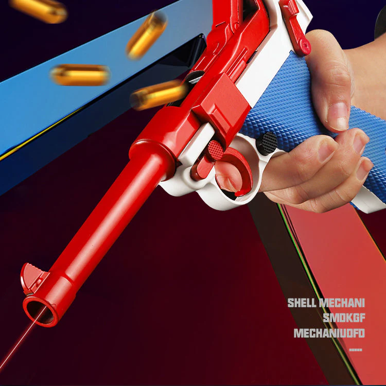 Luger P08 Auto Shell Ejecting Blowback Toy - Image 2