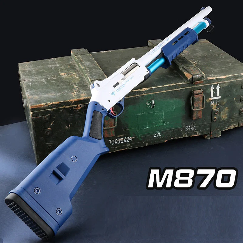 M870 Shell Ejecting Soft Bullet Toy