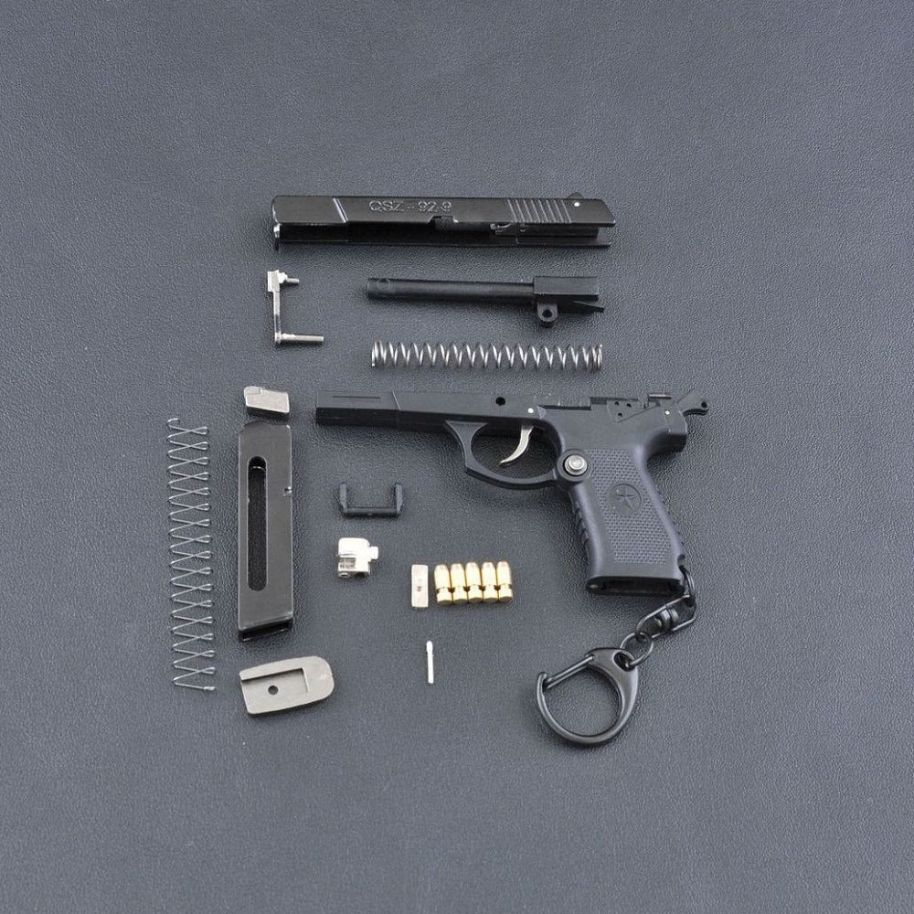 Mini Chinese Type 92 Toy Gun Keychain - Image 5