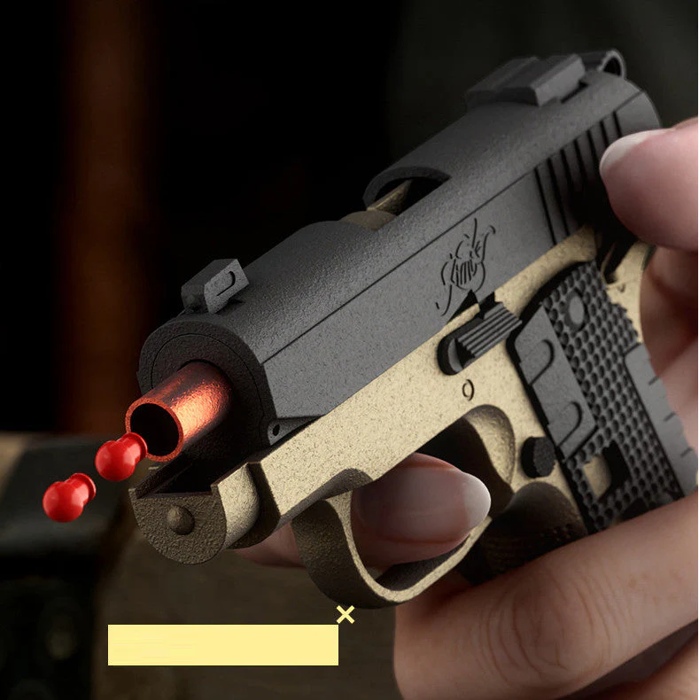 Mini Colt M1911 Auto Shell Ejection Toy Gun - Image 4