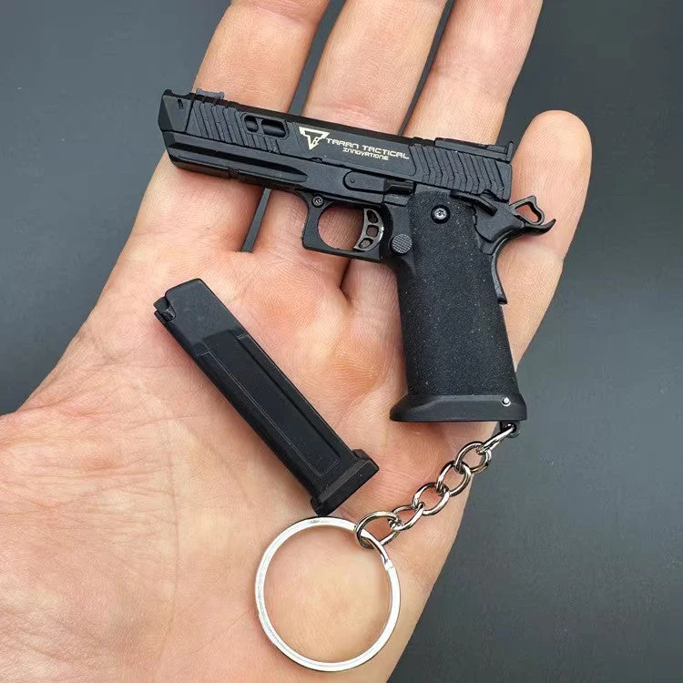 Mini Combat Master 2011 Shell Ejection Toy Gun Keychain - Image 2