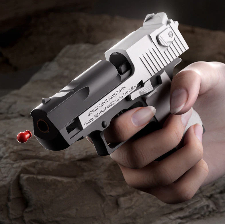 Mini Desert Eagle Auto Shell Ejection Toy Gun - Image 2