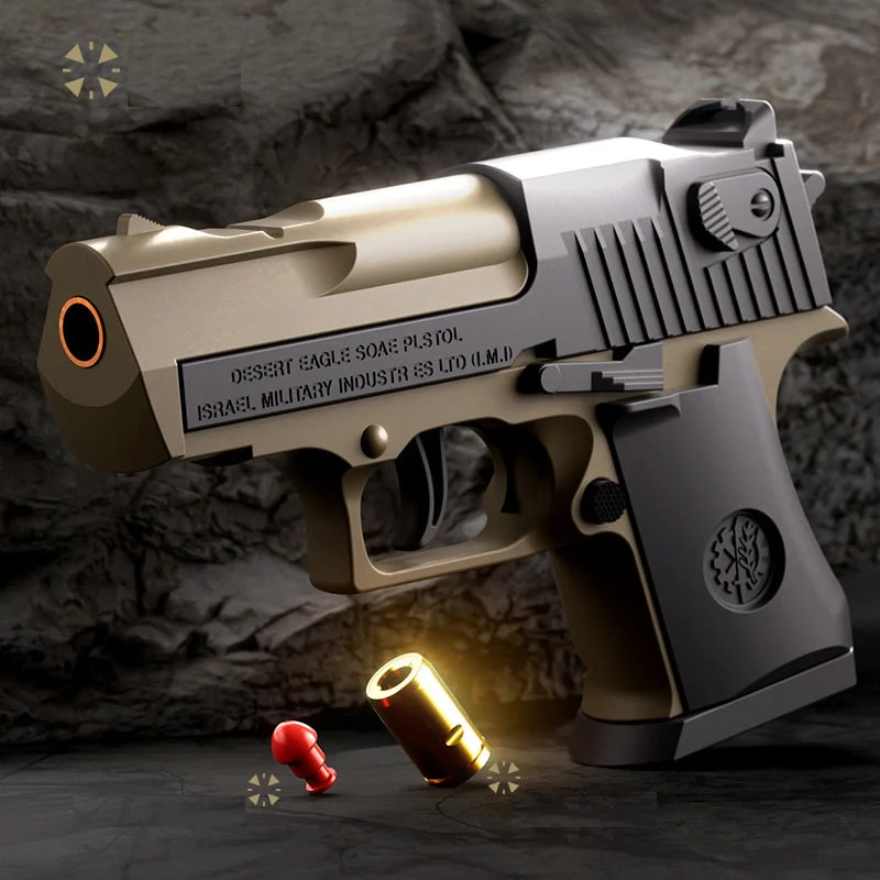 Mini Desert Eagle Auto Shell Ejection Toy Gun - Image 8