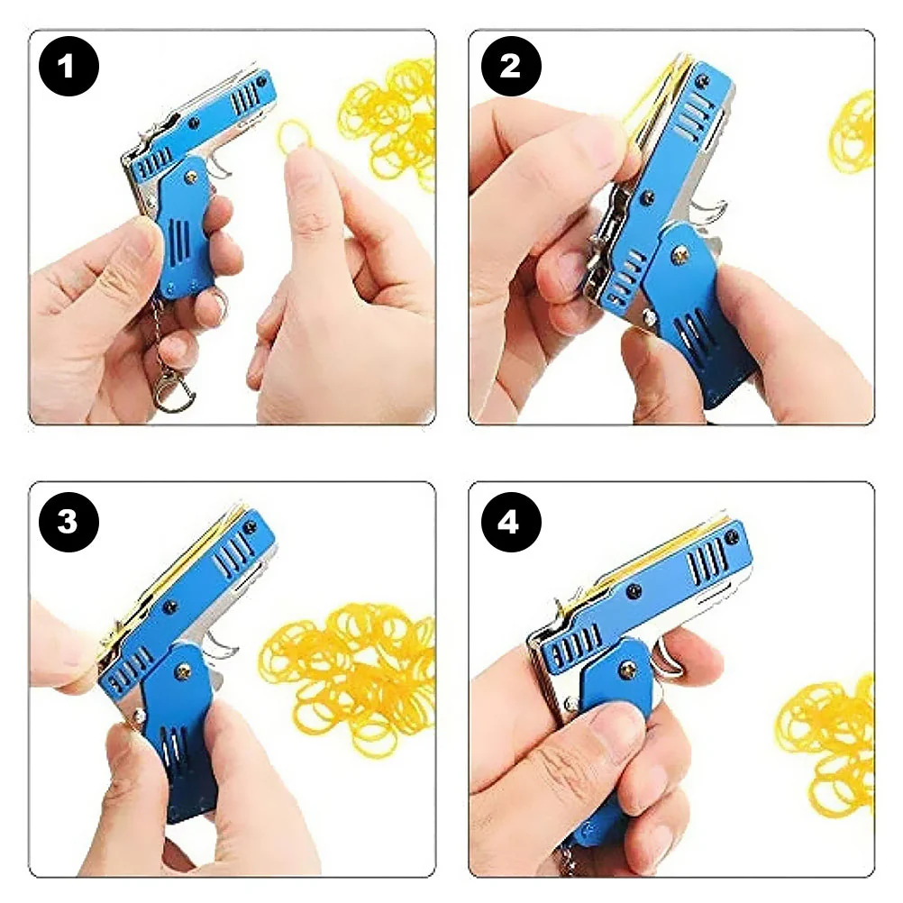 Mini Folding Rubber Band Gun - Image 6