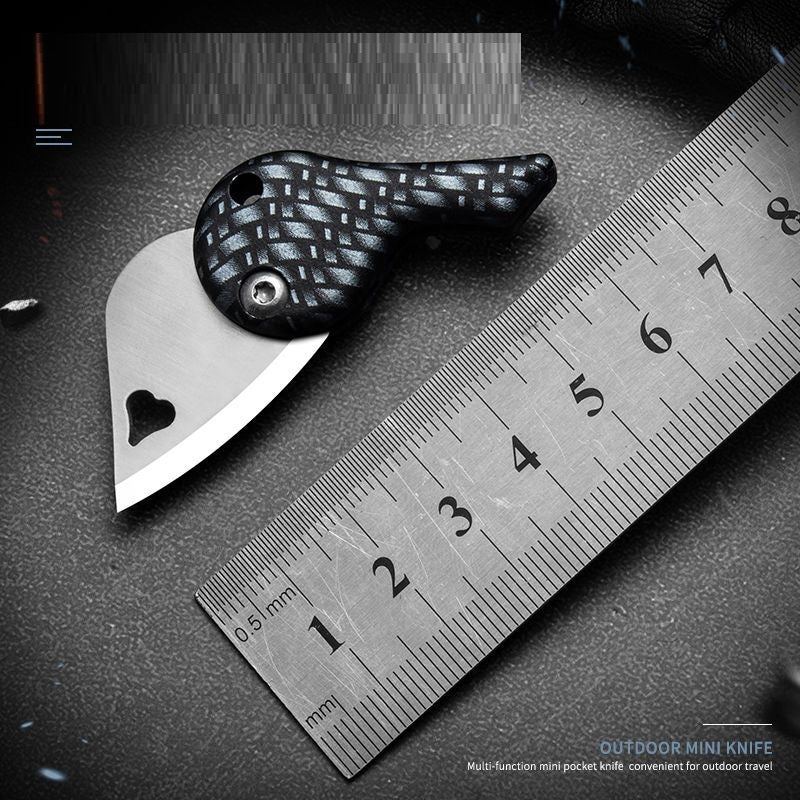 Folding Heart-Shaped Keychain Knife - Image 10