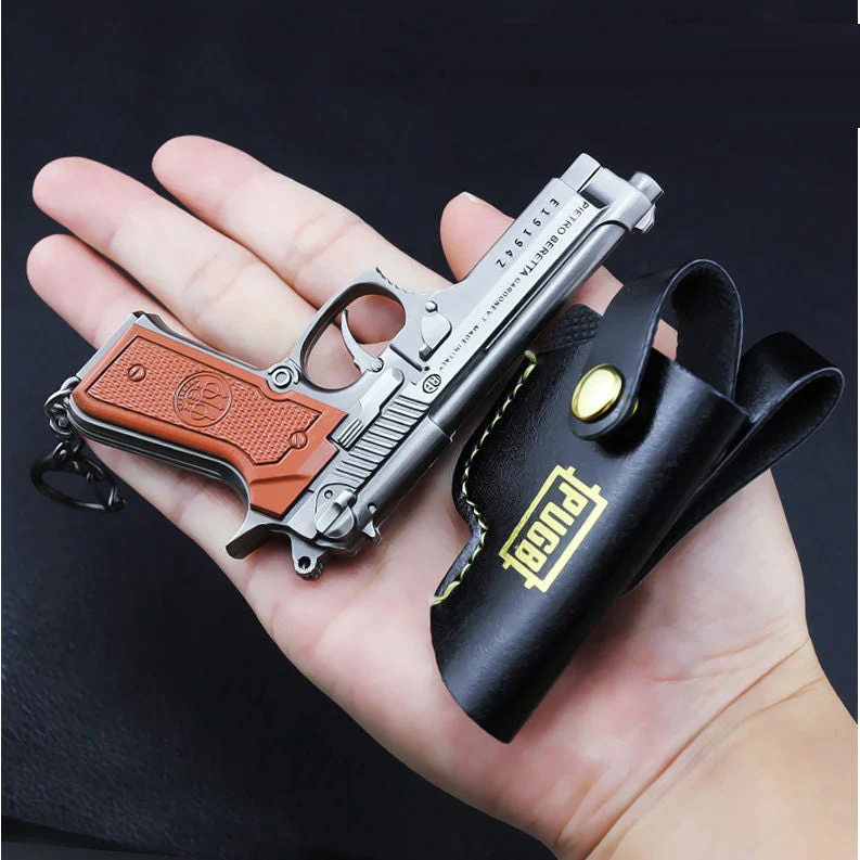 Mini R1895 Revolver P92 Toy Gun Keychain - Image 9