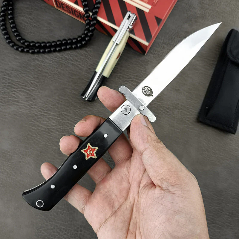 Russian Finka NKVD Patriot Folding Knife - Image 2