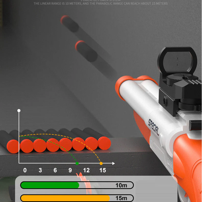 S686 Double Barrel Soft Bullet Shotgun Toy Gun - Image 2