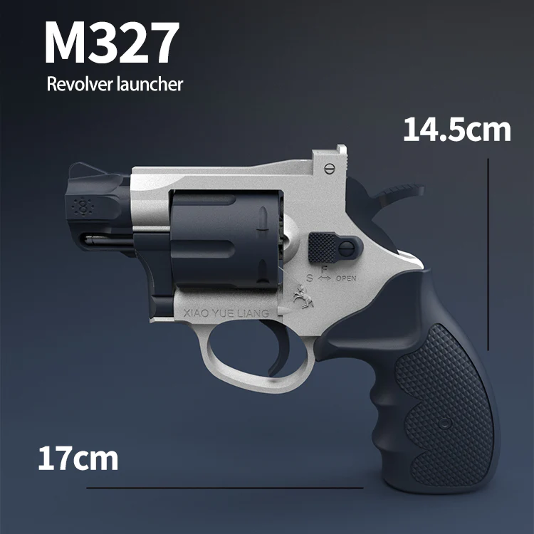 Smith & Wesson M327 Revolver Soft Bullet Toy Gun - Image 5