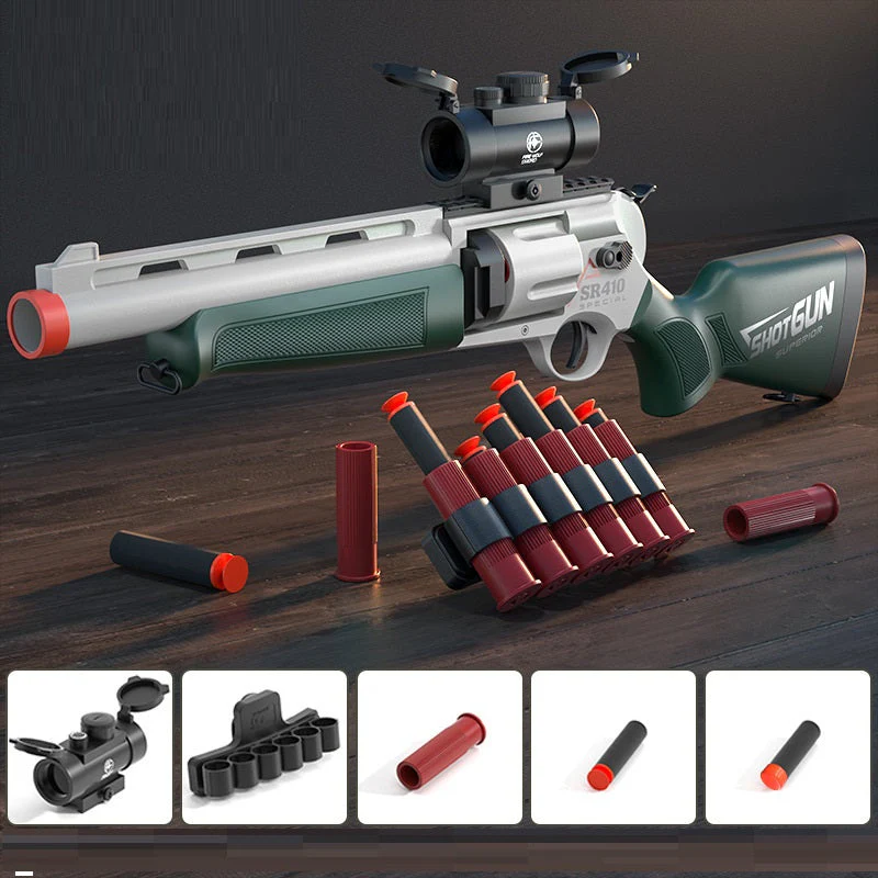 Sulun SR 410 Shotgun Soft Bullet Toy Gun - Image 12