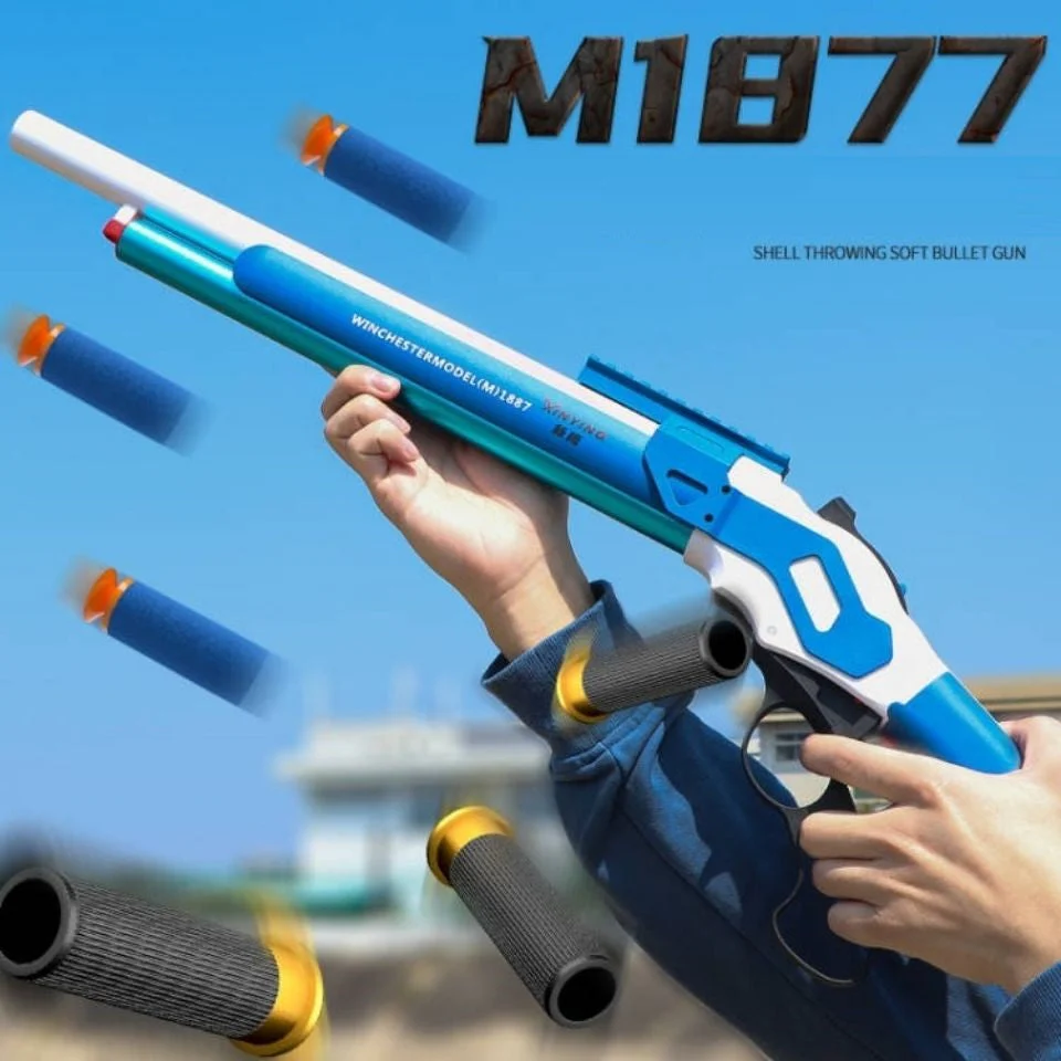 Winchester M1887 Shell Ejection Soft Bullet Toy - Image 2