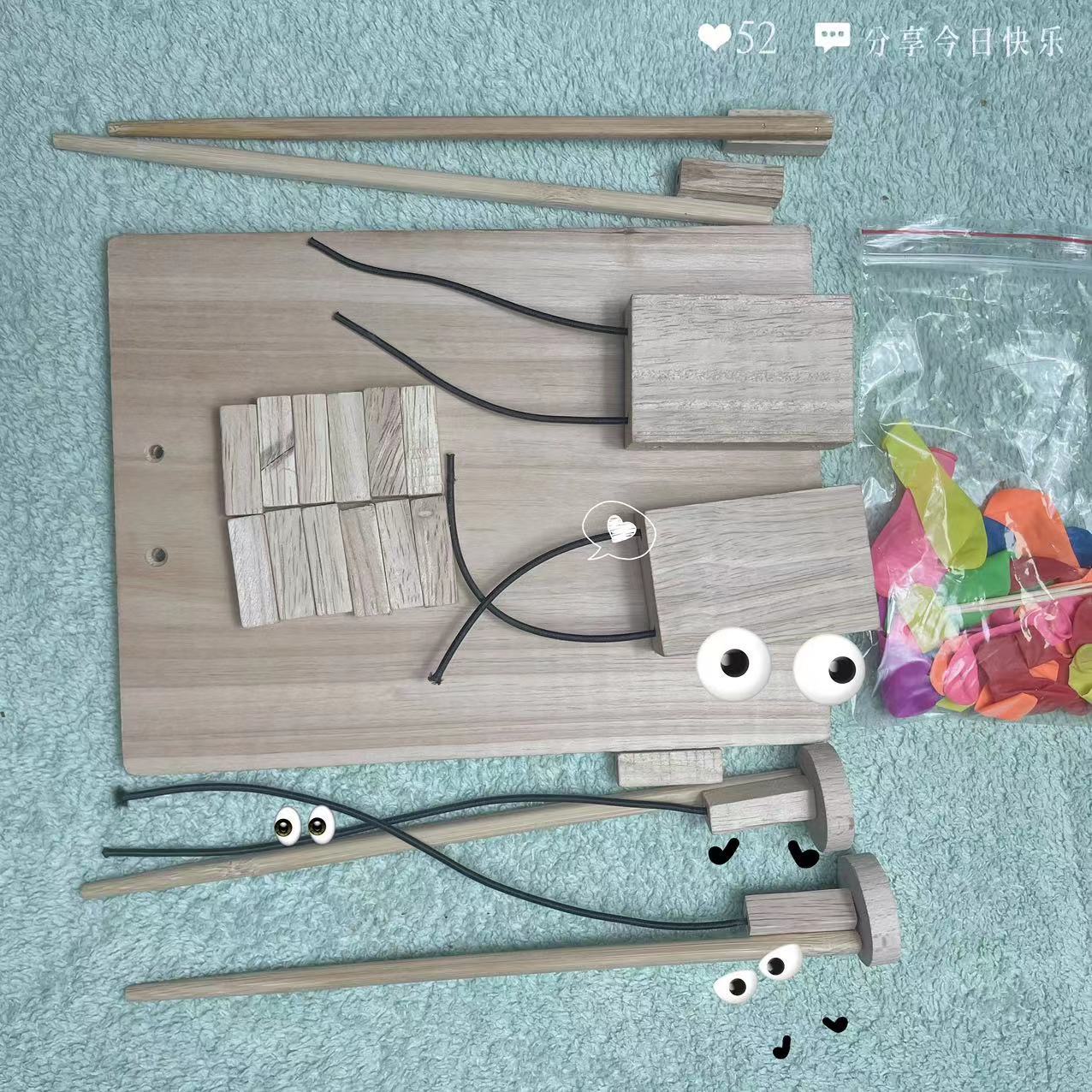Wooden Fencing Puppets - Image 4